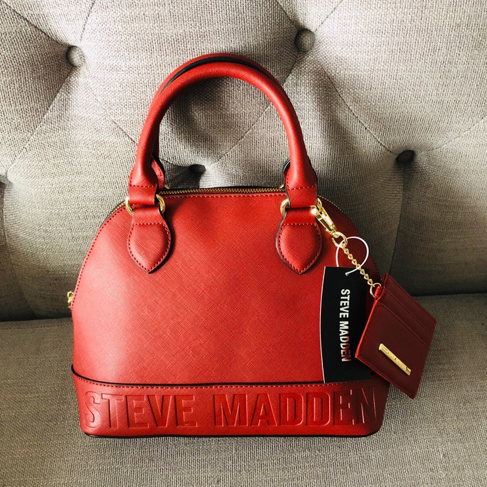 🌹✅S.Madden dressy double handles Satchel handbag.